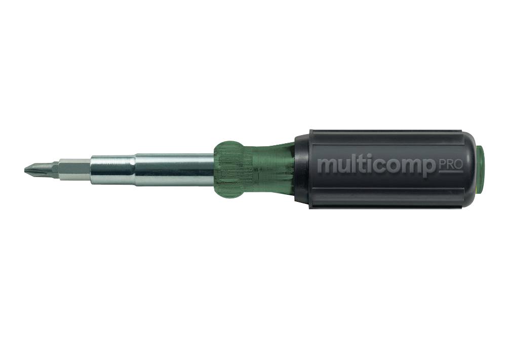 Multicomp Pro Mp700124 11-In-1 Multi-Bit Screwdriver Set