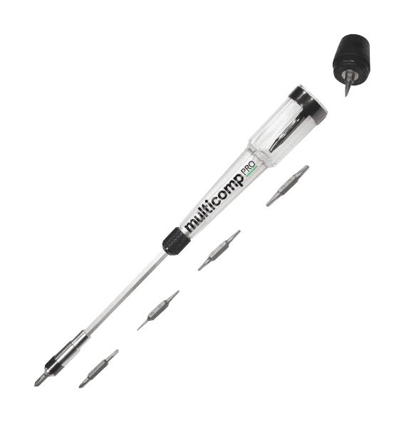 Multicomp Pro Mp700130 12-In-1 Ratchet Screwdriver Set