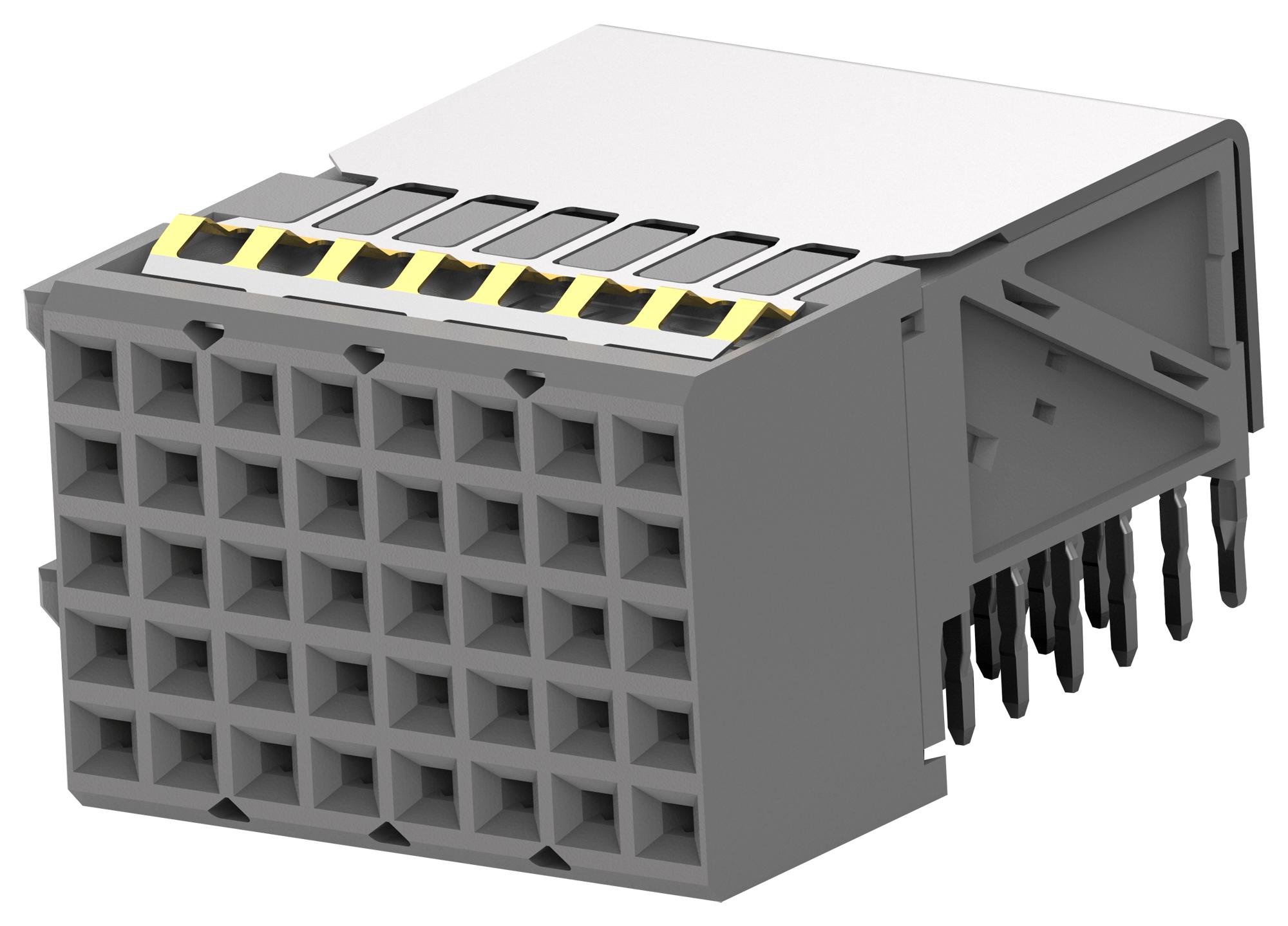 Te Connectivity 2336682-1 Backplane Conn, Rcpt, 40Pos, 2mm