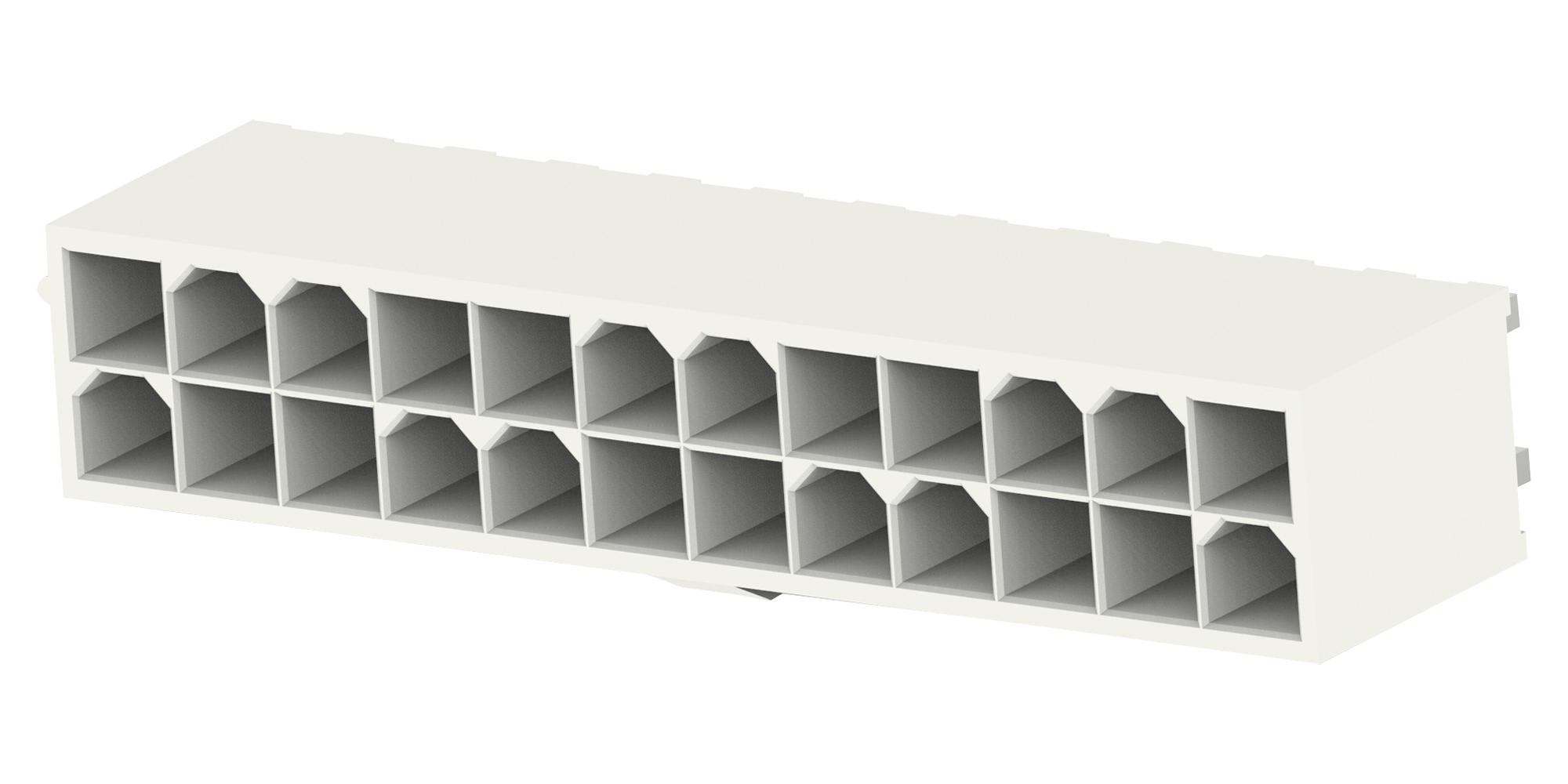 Te Connectivity/partner Stock 2-2825260-4 Power Conn, Plug, 24Pos, 2Row, 4.2mm