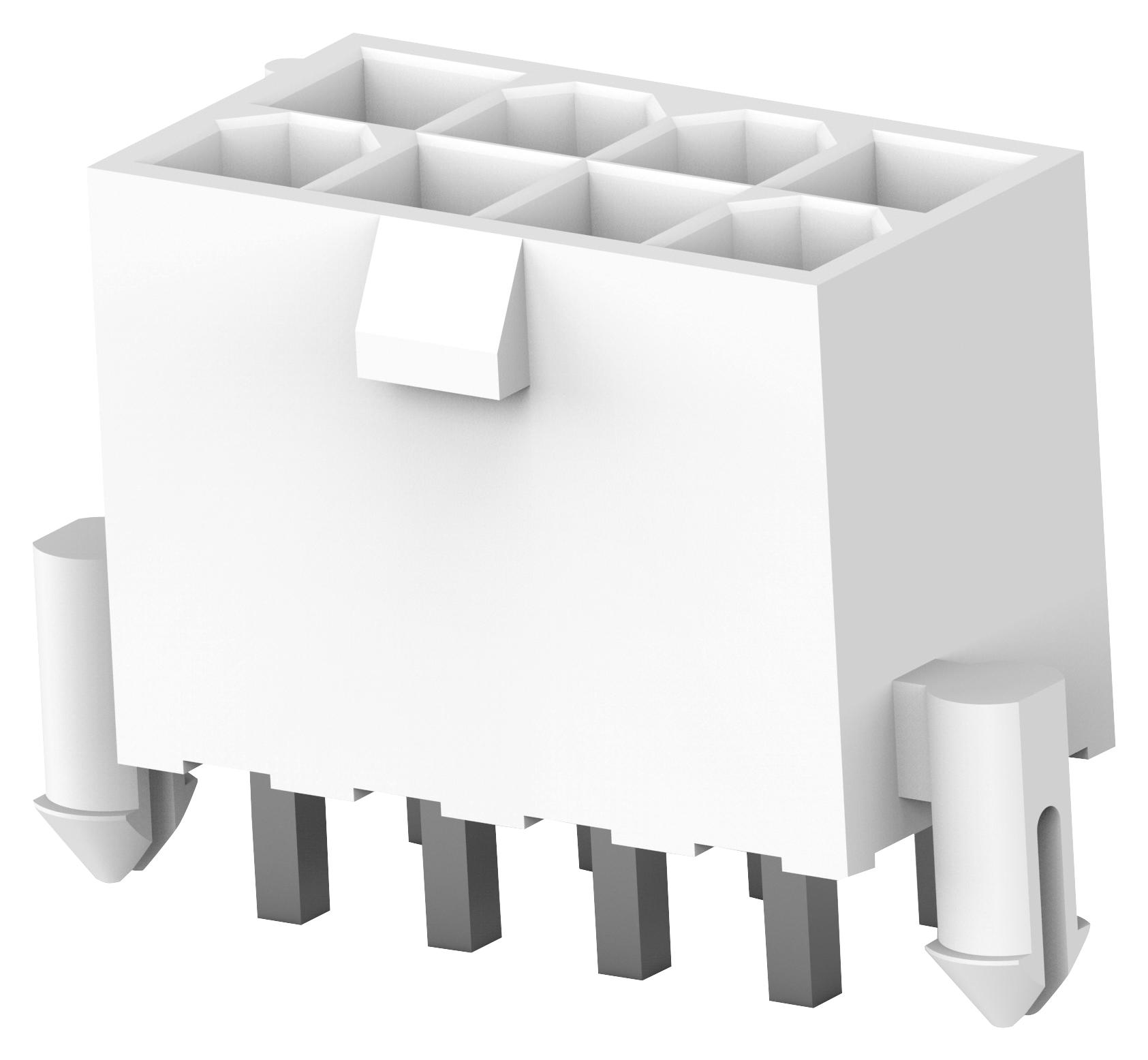 Te Connectivity 2825261-8 Power Conn, Plug, 8Pos, 2Row, 4.2mm