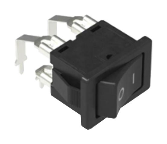 Alps Alpine Sddje30500 Rocker Switch, Dpst, 10A, 250Vac, Tht