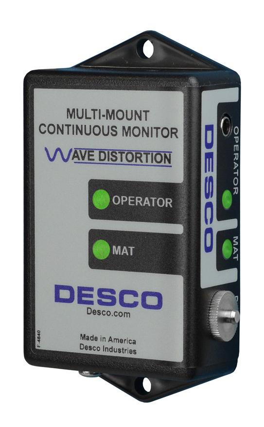 Desco 19652 Multi-Mnt Monitor, Universal Pwr Adapter