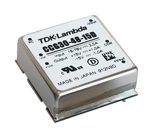 TDK-Lambda Ccg30-24-12D Dc-Dc Converter, 2 O/p, 12V, 1.25A