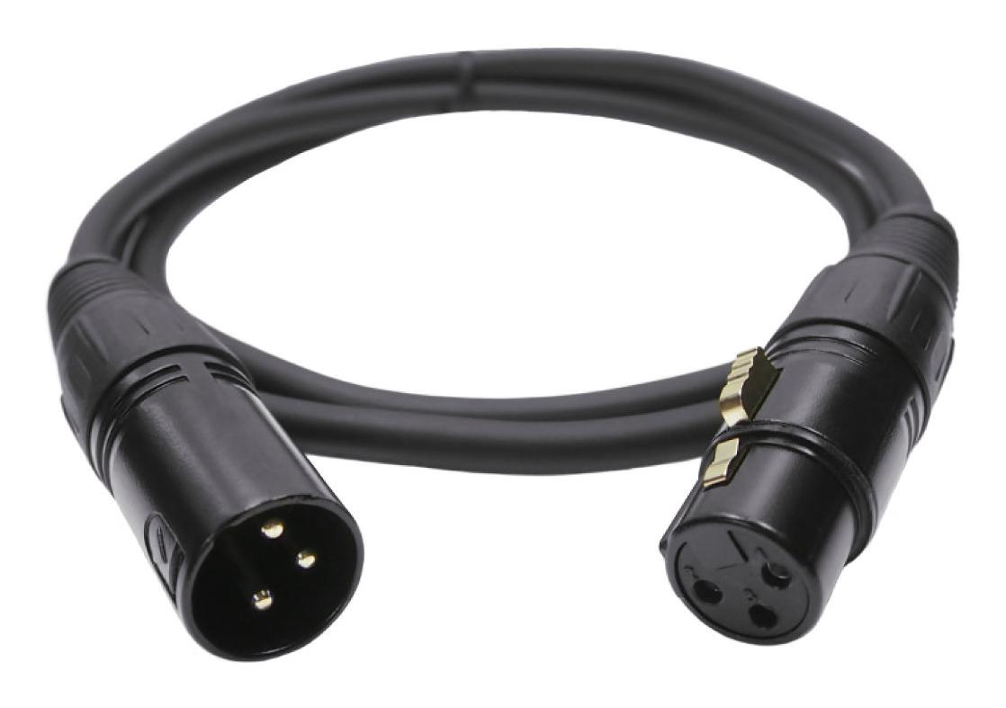 Cliff Electronic Components Fc619110 Cable, 3Pos, Xlr Plug-Xlr Socket, 10M