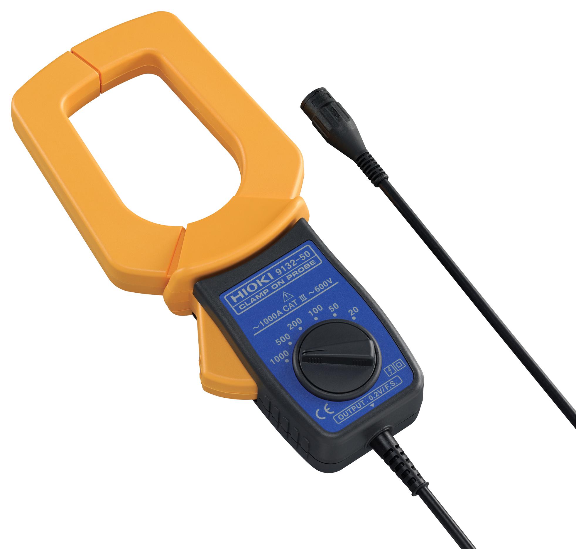 Hioki 9132-50 Clamp On Probe, 20A To 1Ka