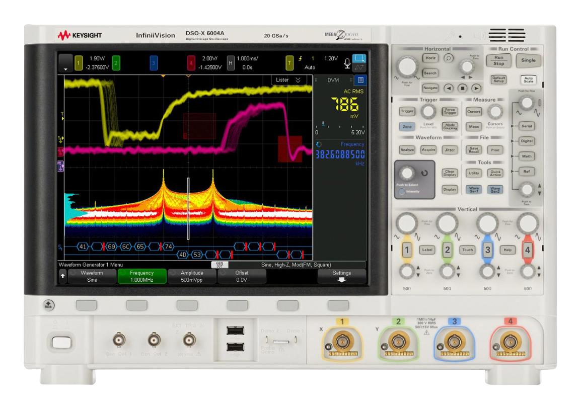 Keysight Technologies Dsox6004A Dso, 4Ch, 1Ghz, 20Gsps, 350Ps