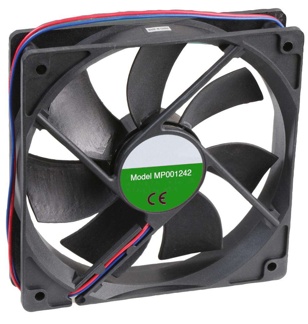 Multicomp Pro Mp001242 Dc Brushless Axial Fan, 101.1Cfm, 12Vdc