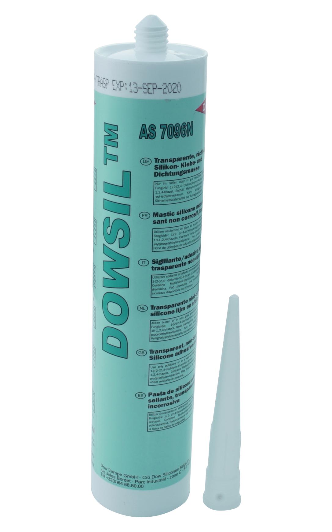 Dow 7092 Black, 310Ml Silicone 1 Part Sealant, Cartridge, Blk