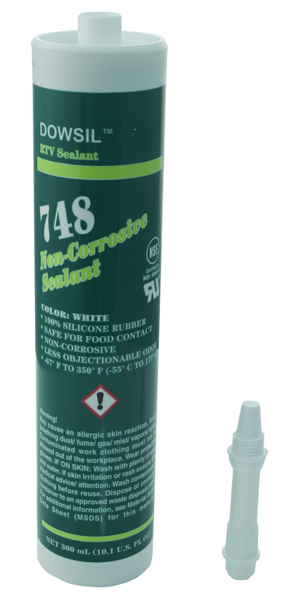 Dow 748, 300Ml Silicone Sealant, Cartridge, Off-Wht