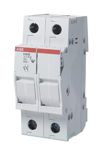 Abb E92/32S Din Rail Fuse Holder, 2P, 32A, 600V