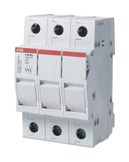 Abb 2Csm202063R1801 Din Rail Fuse Holder, 3P, 32A, 600V