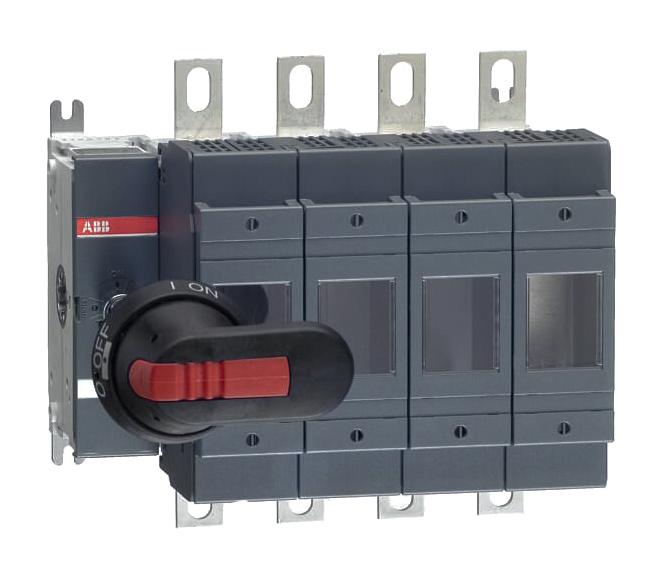 Abb Os250D04N2P Fused Switch, 4 Pole, 4 Fuse, 250A, 690V