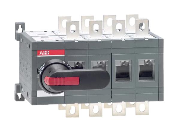 Abb Ot315E04Cp Switch Isolator, 4 Pole, 315A, 415Vac