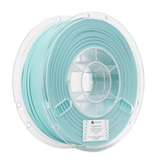 Polymaker Pa02010 3D Filament, 1.75mm, Pla, Teal, 1Kg