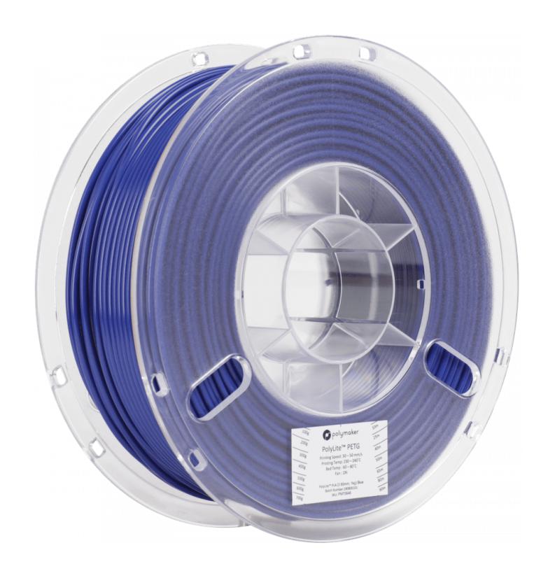 Polymaker Pb01007 3D Filament, 1.75mm, Petg, Blue, 1Kg