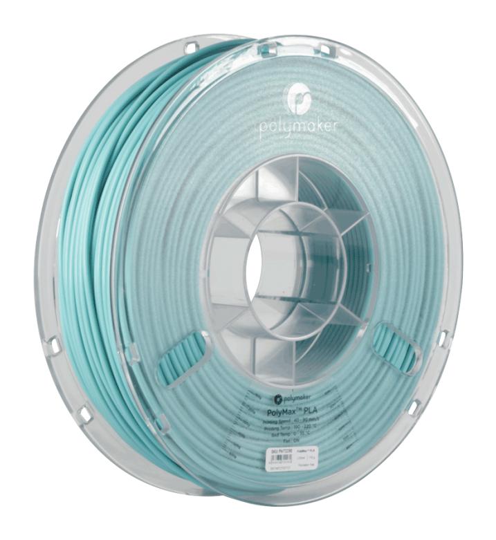 Polymaker Pa06010 3D Filament, 1.75mm, Pla, Teal, 750G