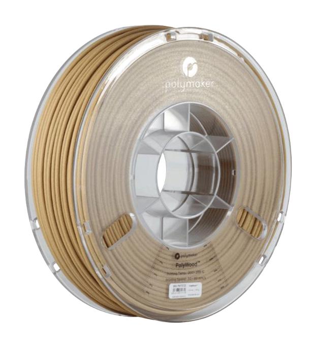 Polymaker Pa08005 3D Filament, 1.75mm, Pla, Wood, 600G