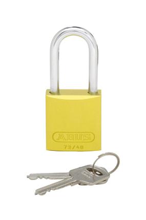 Panduit Psl-7Yl-Ls Lockout Padlock, 38.1mm, Alum/steel, Yel