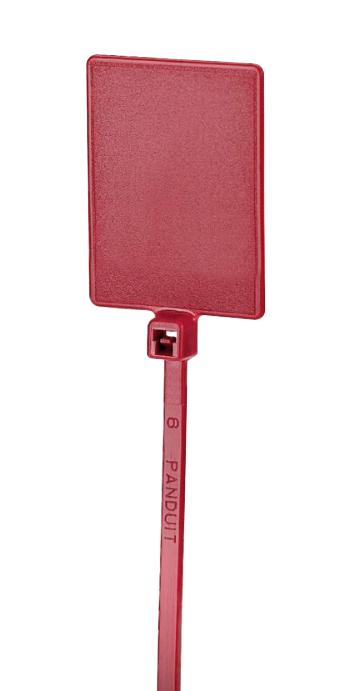 Panduit Plf1Ma-M2 Cable Tie, Nylon 6.6, 130mm, 18Lb, Red