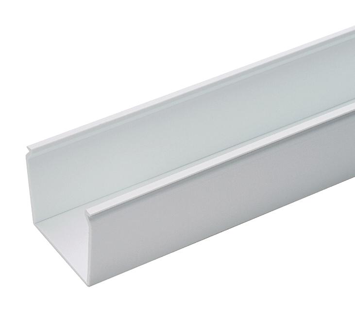 Panduit Fs1.5X1Wh6Nm Sld Duct Nmtg, Pvc,1.5X1X6', Wht,6Ft