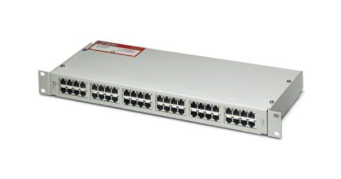 Phoenix Contact D-Lan-19-24 Surge Protect, Ethernet, 24Port, 10Ka