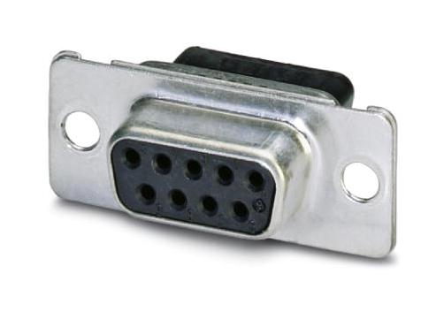 Phoenix Contact 1688861 D Sub Housing, Rcpt, 9Pos, De, Steel