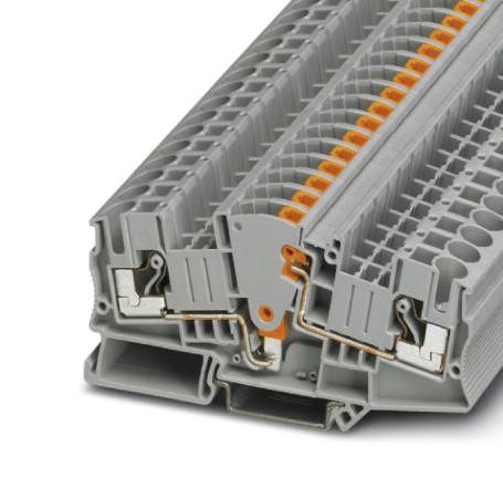 Phoenix Contact 3034400 Din Rail Tb, Clamp, 2Pos, 20-8Awg