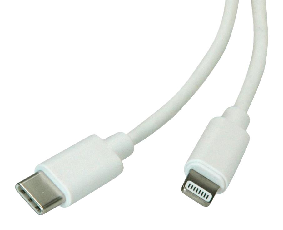 Roline 11.02.8323 Usb Cable, 2.0 C Plug-Lightning Plug, 1M