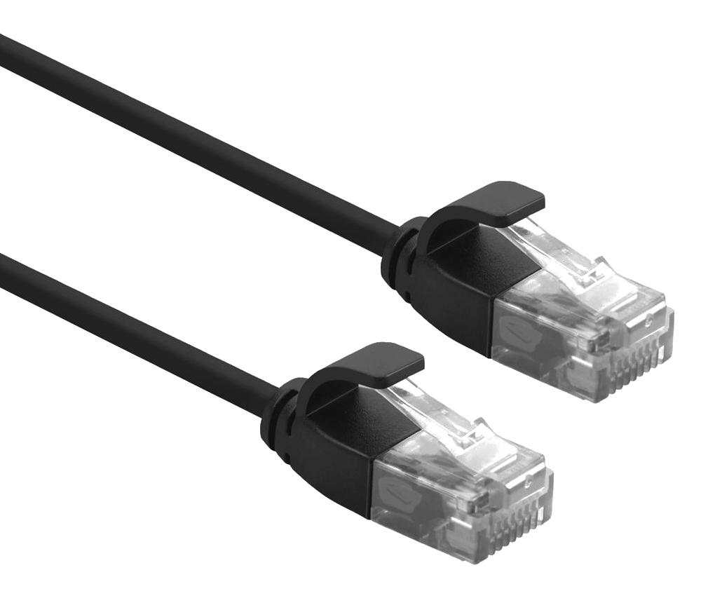 Roline 21.15.3951 Patch Cord, Rj45 Plug-Plug, 300mm, Blk