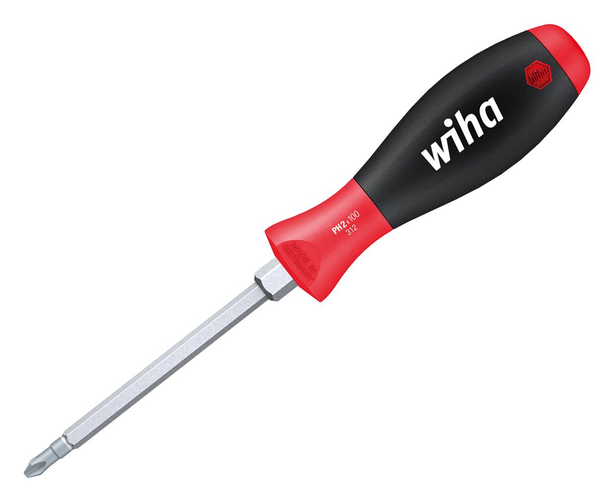 Wiha 00765 Screwdriver, Phillips, #2, 100mm, 213mm