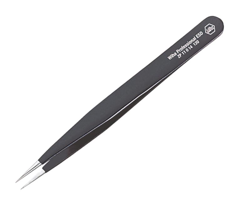 Wiha 32327 Tweezer, Straight/pointed, 120mm, Ss