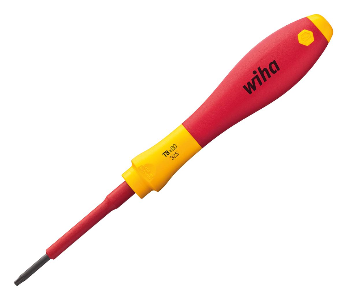 Wiha 03761 Screwdriver, Torx, T6, 60mm, 164mm