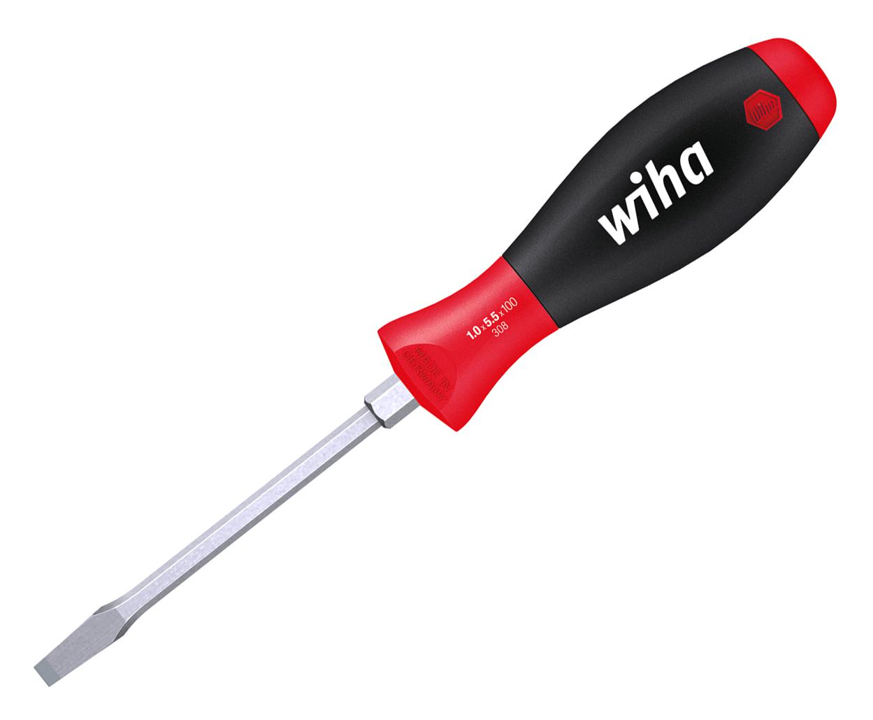 Wiha 00735 Screwdriver, Slotted, 7mm, 125mm, 238mm