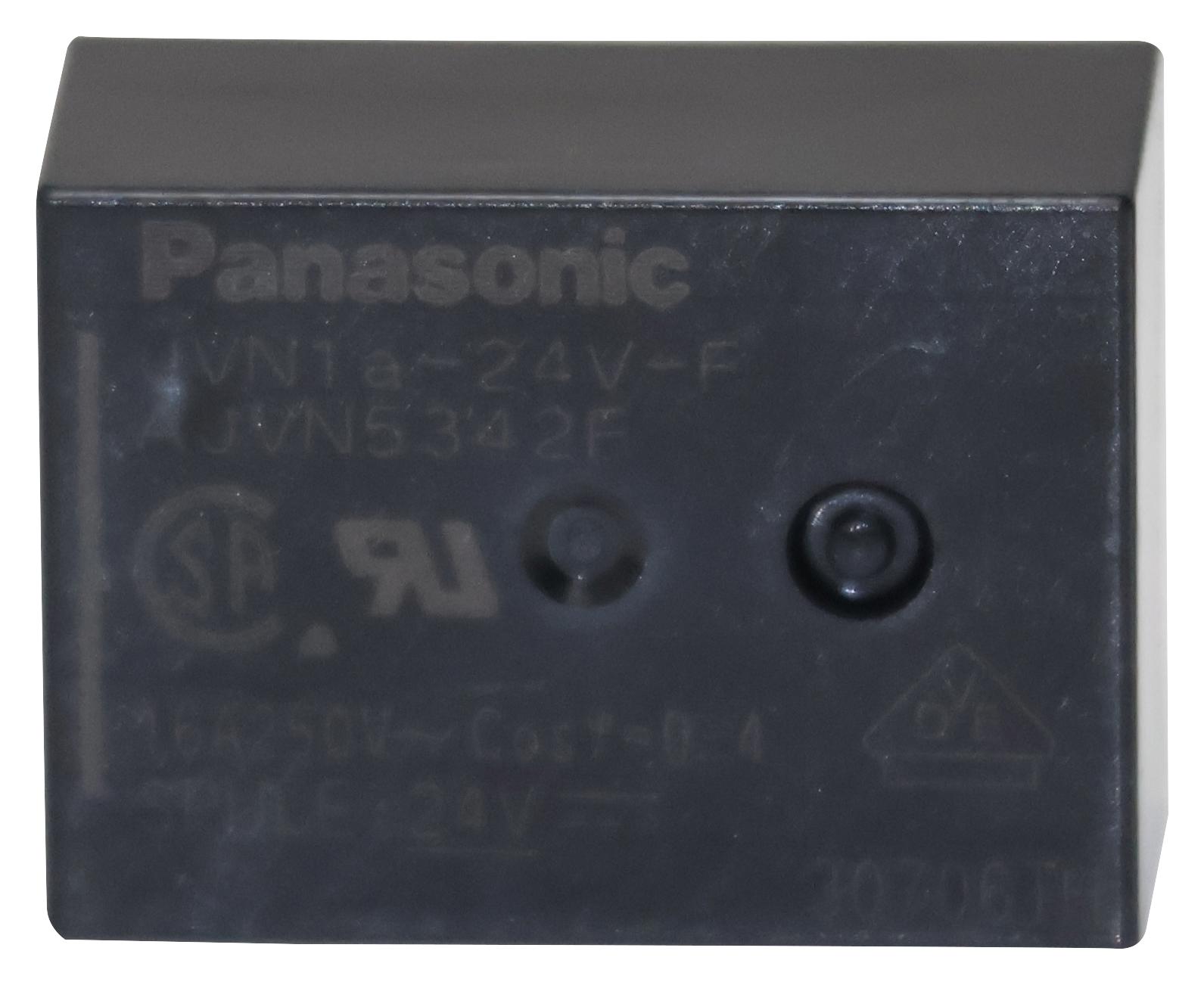 Panasonic Jvn1A-24V-F Power Relay, Spst-No, 24Vdc, 16A, Tht