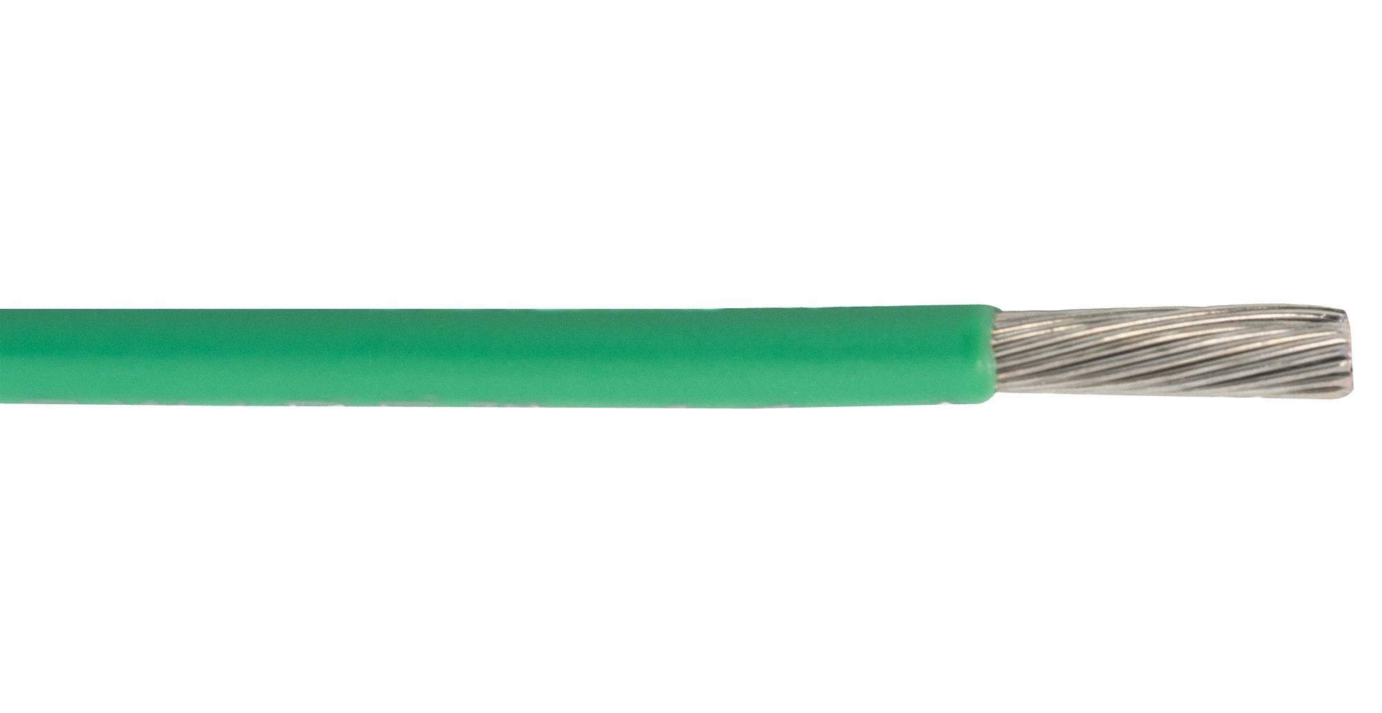 Alpha Wire 67010 Gr033 Hook-Up Wire, 1mm2, Green, 328Ft