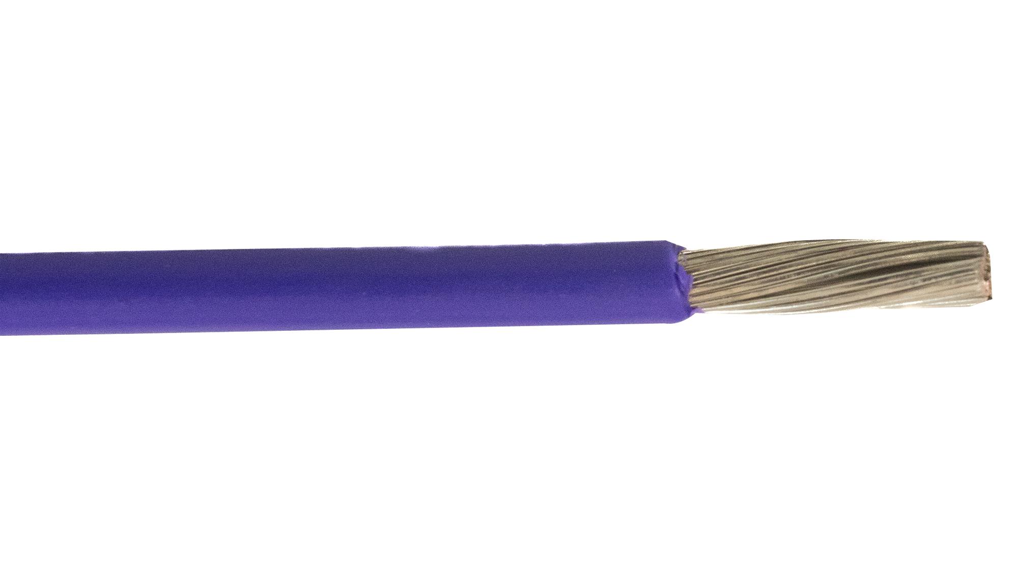 Alpha Wire 67010 Vi033 Hook-Up Wire, 1mm2, Violet, 100M