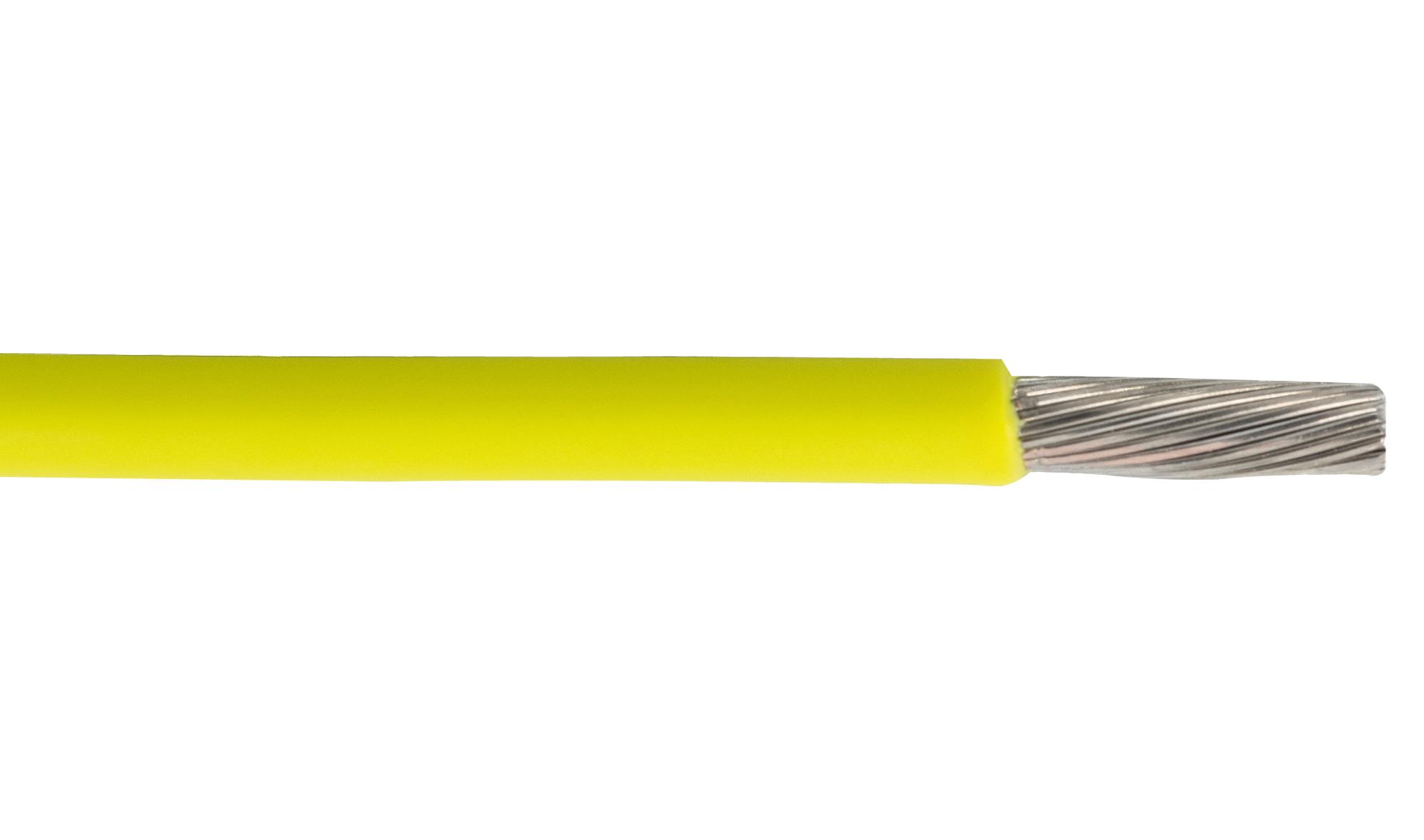 Alpha Wire 67010 Yl033 Hook-Up Wire, 1mm2, Yellow, 328Ft