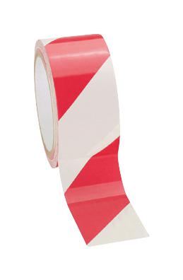 Panduit Ht3S-Red-Wht Hazard Tape, Vinyl, Red/white, 54' L