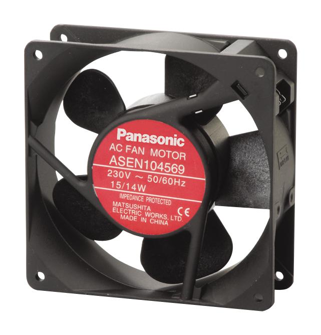 Panasonic Asen10411 Axial Fan, 120mm, 100V, 2.5M3/min, 37Dba