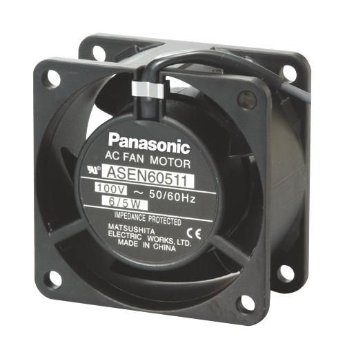 Panasonic Asen60511 Axial Fan, 60mm, 100V, 0.2M3/min, 28Dba