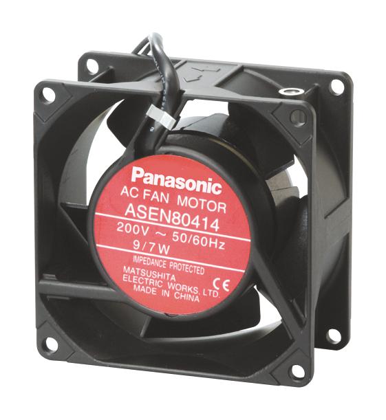 Panasonic Asen80412 Axial Fan, 80mm, 115V, 0.75M3/min, 33Dba