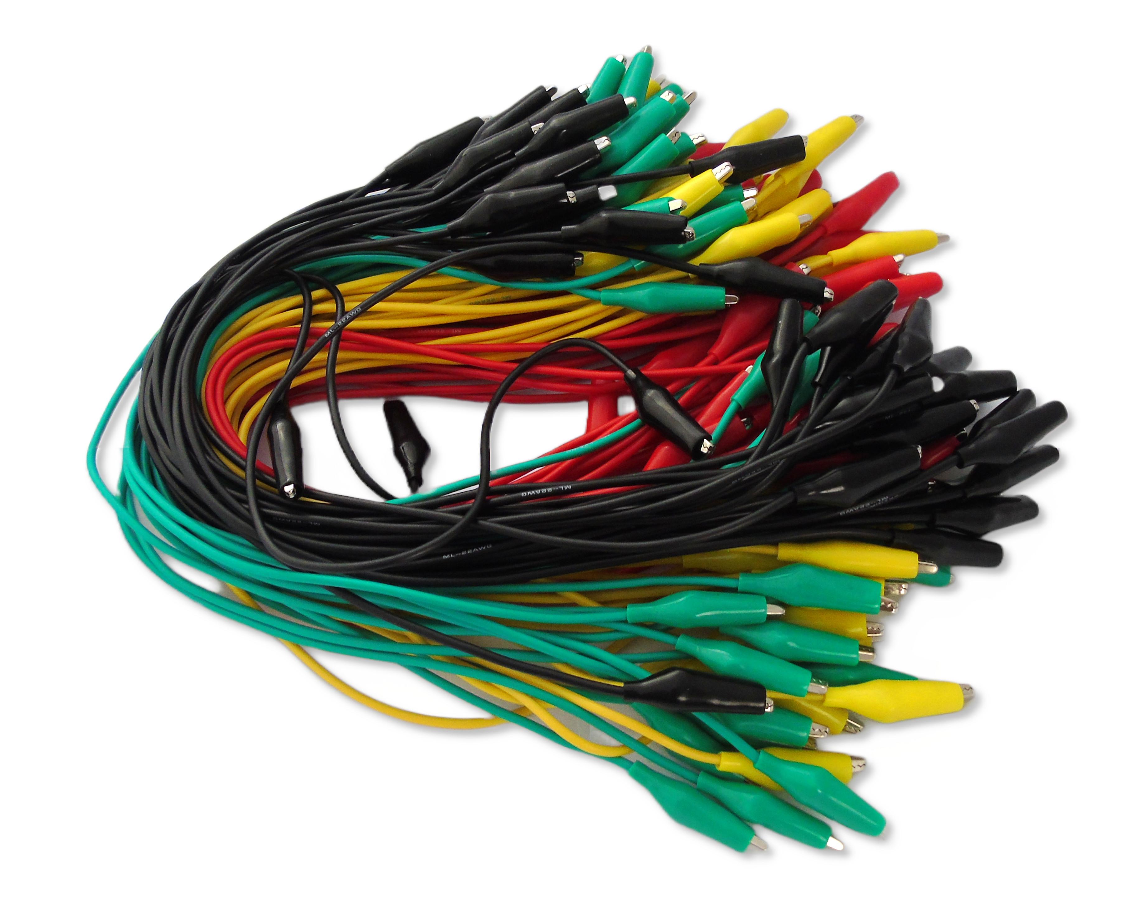 Multicomp Pro Mp-Kit5005/5005Fl01 Test Lead Sets, Crocodile Clip, 400mm