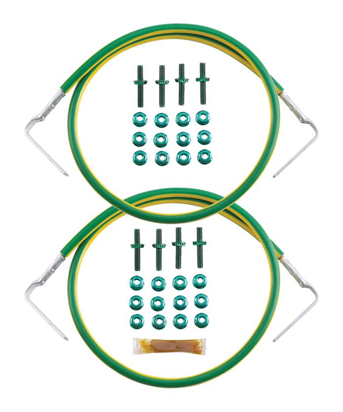 Panduit Cgj640U Bonding Jumper Kit, 90Deg M6 Lug, 1.016M