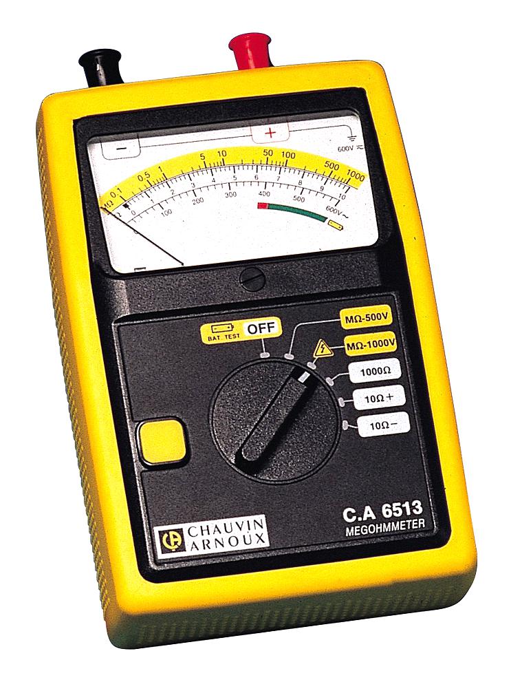 Chauvin Arnoux P01140301 Megohmmeter, 100Kohm-1Gohm, 1.06Kg