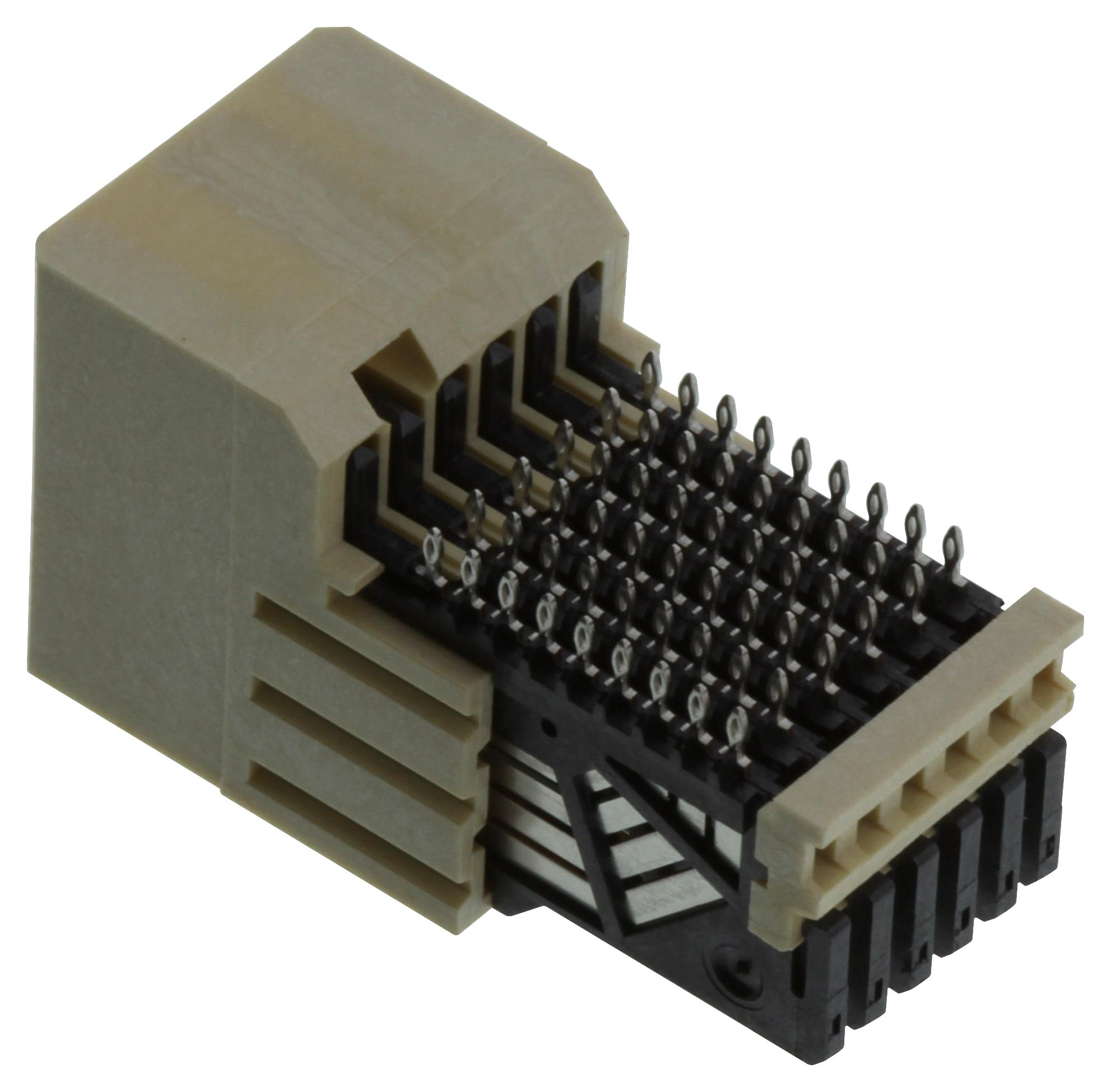 Amphenol Communications Solutions 10039851-101Lf Backplane Connector, Header, 54Pos, 2mm