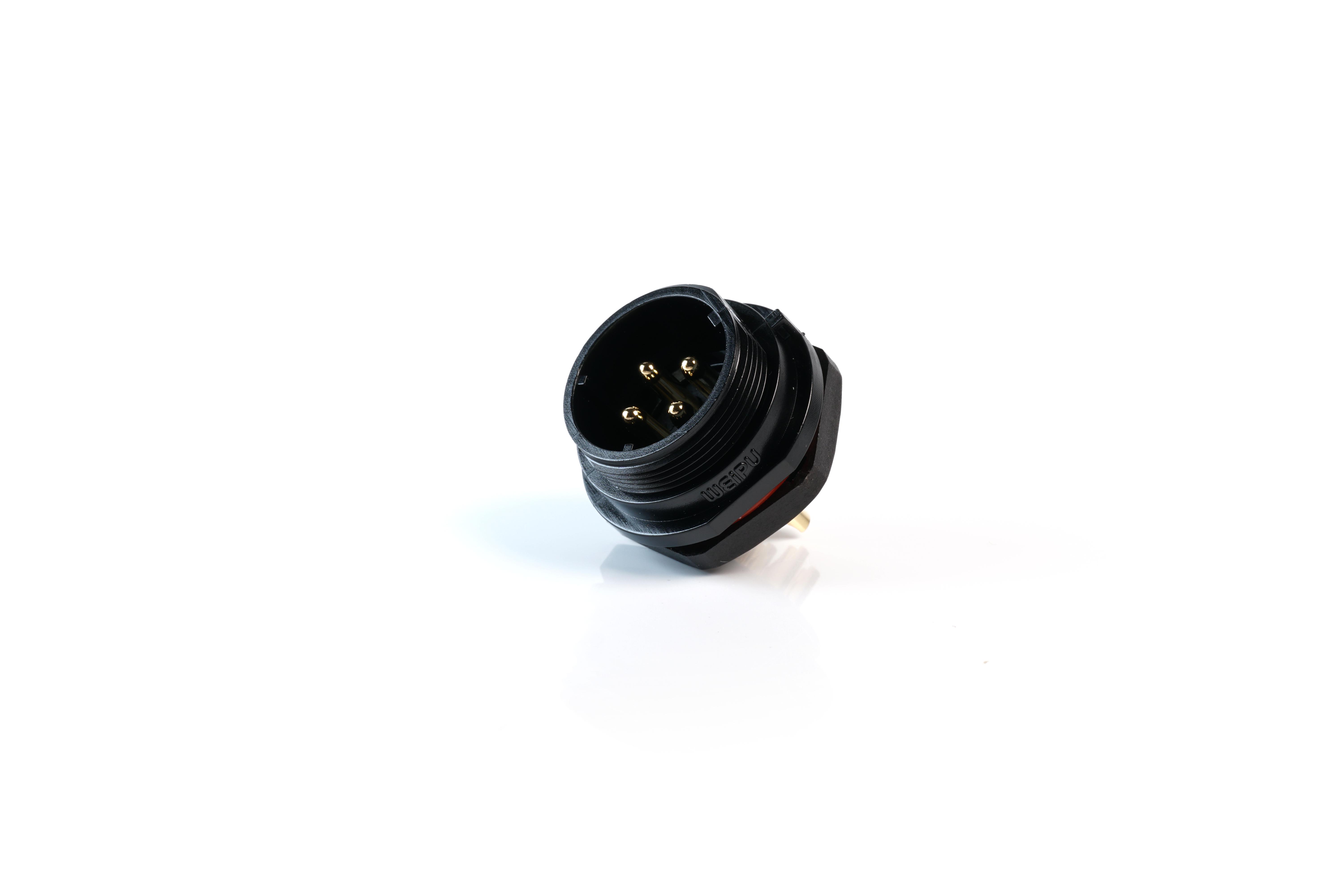 Multicomp Pro Mp002602 Circular Connector, 4Pos, Rcpt, Screw