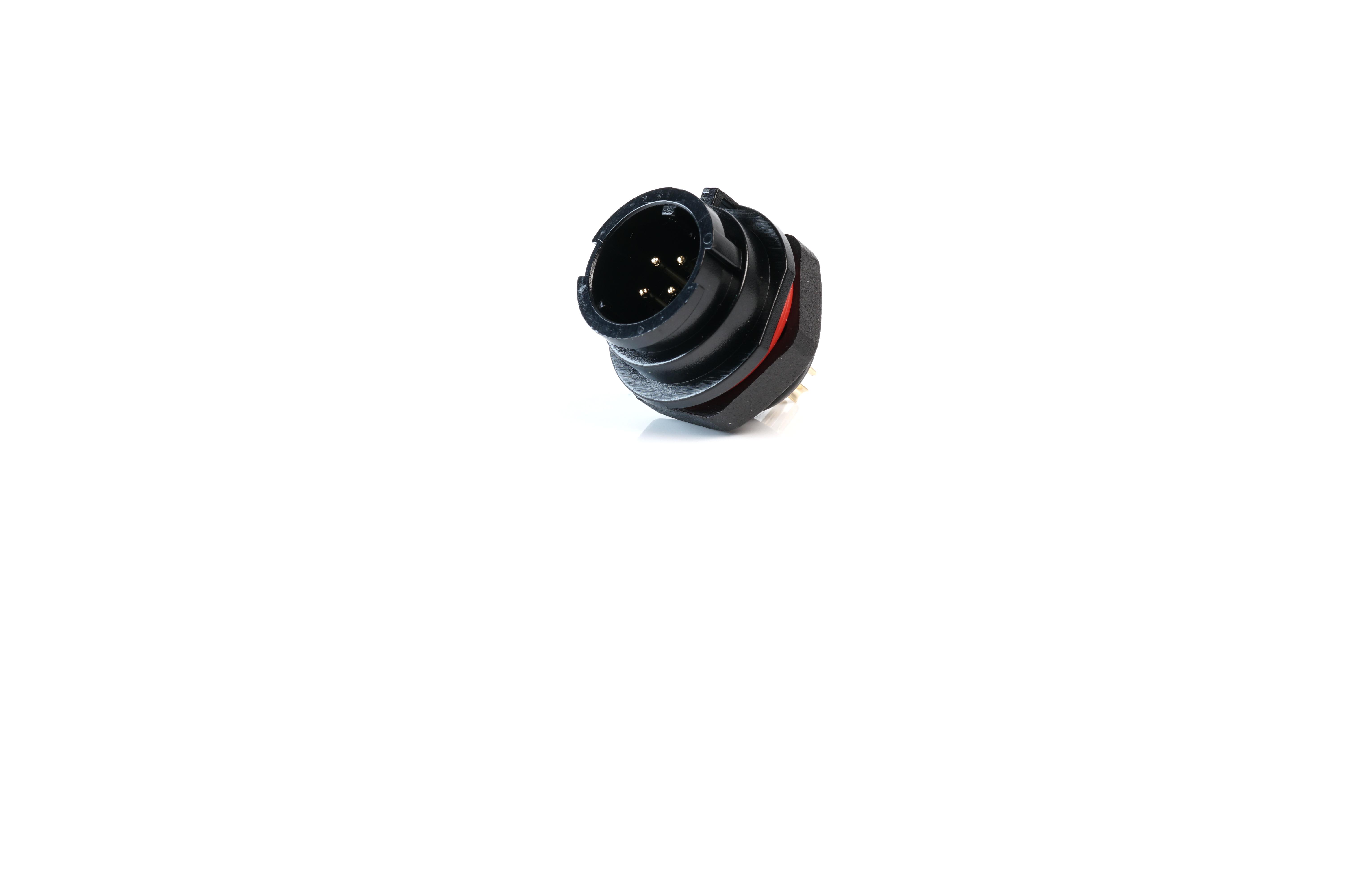 Multicomp Pro Mp002648 Circular Connector, 4Pos, Rcpt, Solder