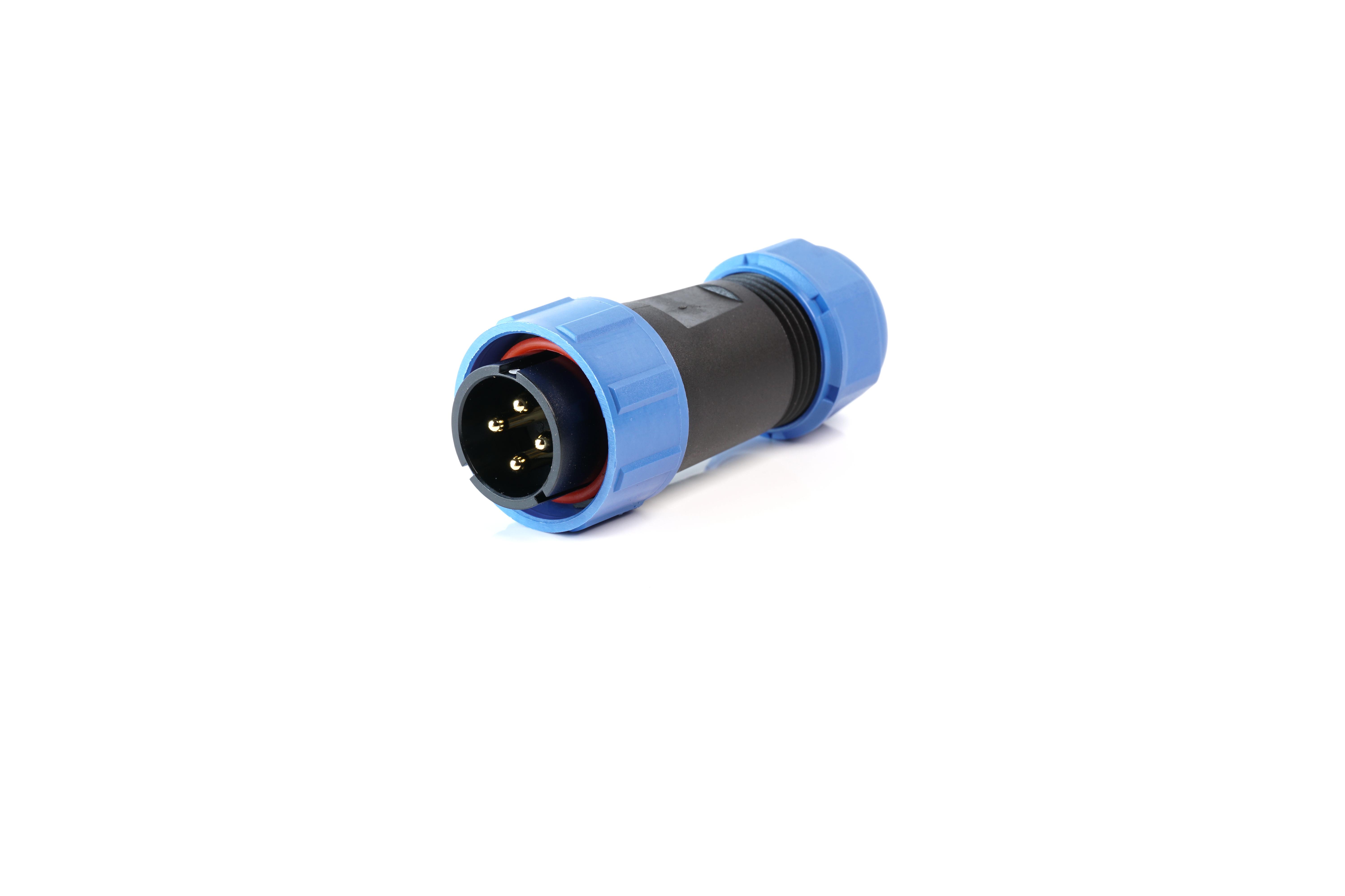 Multicomp Pro Mp002662 Circular Connector, 4Pos, Plug, Screw