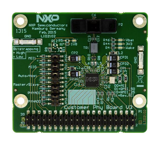 NXP Semiconductors Semiconductors Om14500/tja1101Jp Eval Board, 100Base-T1 Phy Controller